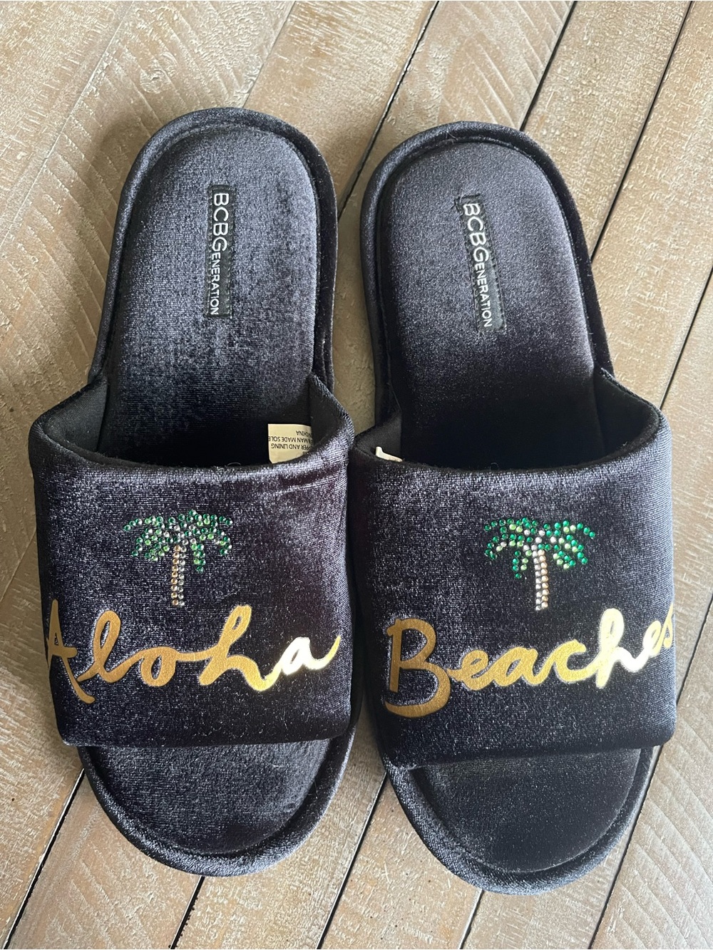 Aloha Beaches BCBG Slippers XL